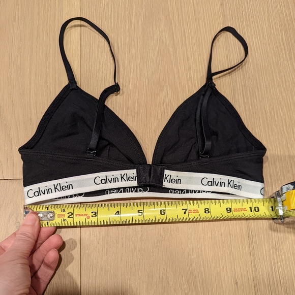 Calvin Klein Black Triangle Bralette - Picture 4 of 5